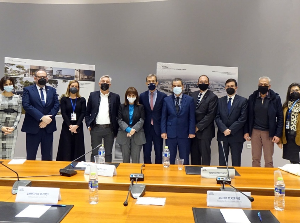 Η Πρόεδρος της Δημοκρατίας, κα Κατερίνα Σακελλαροπούλου, συναντήθηκε με το Δ.Σ. της ΔΕΘ-Helexpo