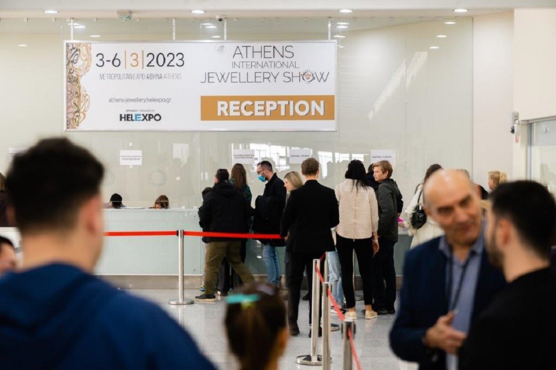 40% αυξημένος ο αριθμός των επισκεπτών στην Athens International Jewellery Show