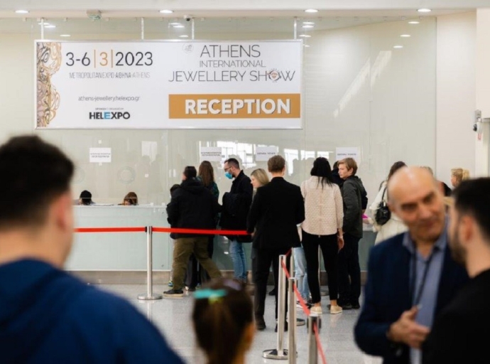 40% αυξημένος ο αριθμός των επισκεπτών στην Athens International Jewellery Show