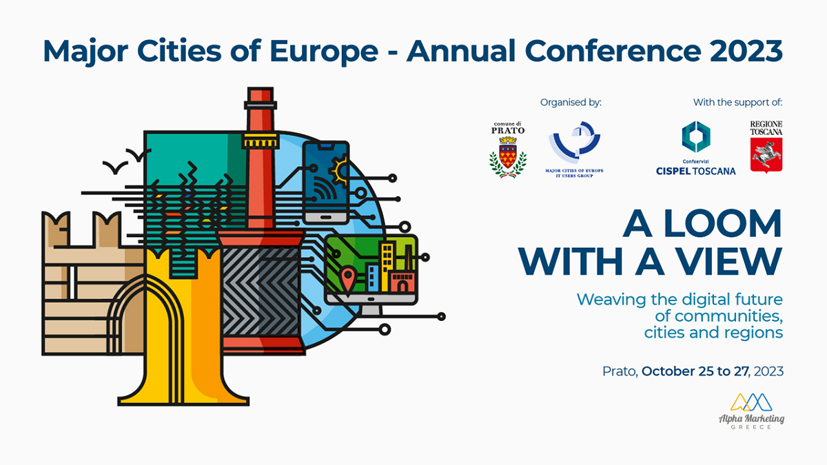 Ετήσιο Συνέδριο των Major Cities of Europe 2023 στο Prato της Ιταλίας