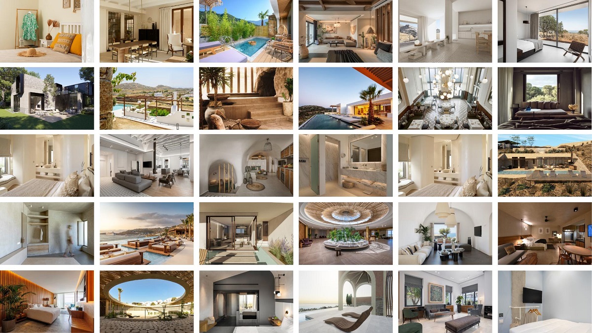 Δείτε τα 30 Ξενοδοχεία που θα διαγωνιστούν στα 100% Hotel Design Awards 2023