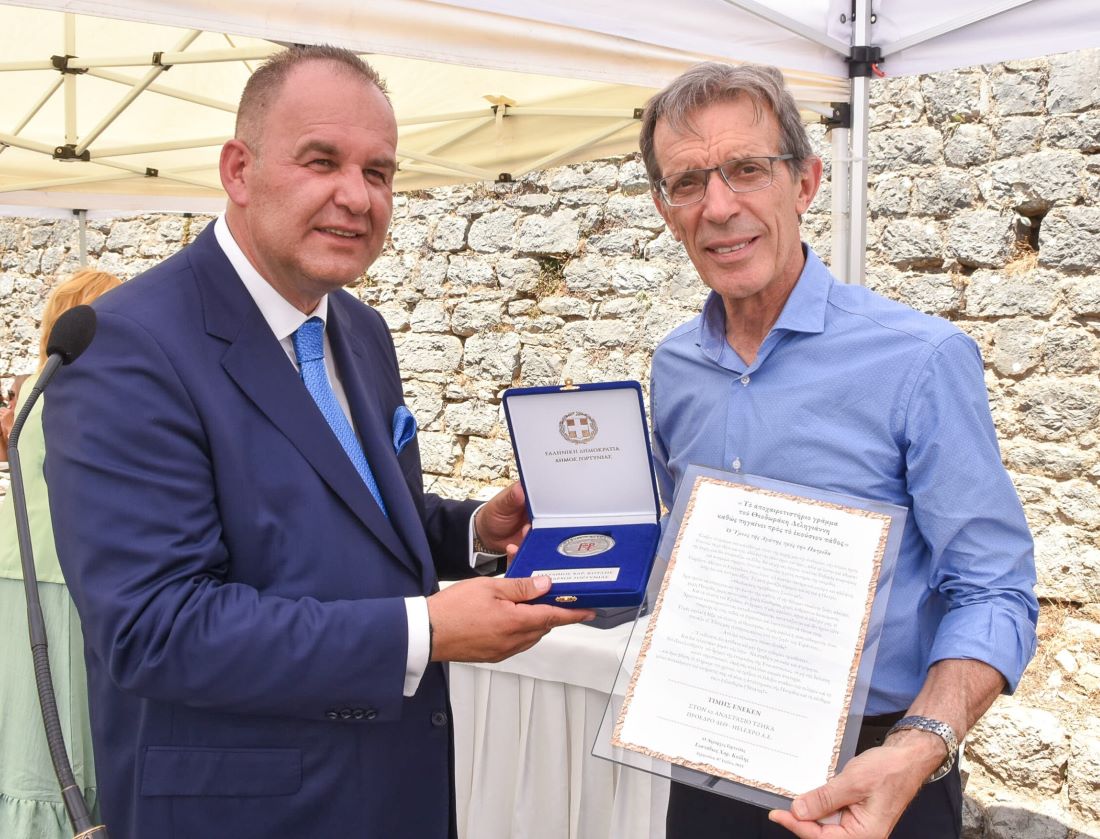 Τιμήθηκε από τον δήμο Γορτυνίας ο πρόεδρος της ΔΕΘ-HELEXPO, κ. Τάσος Τζήκας
