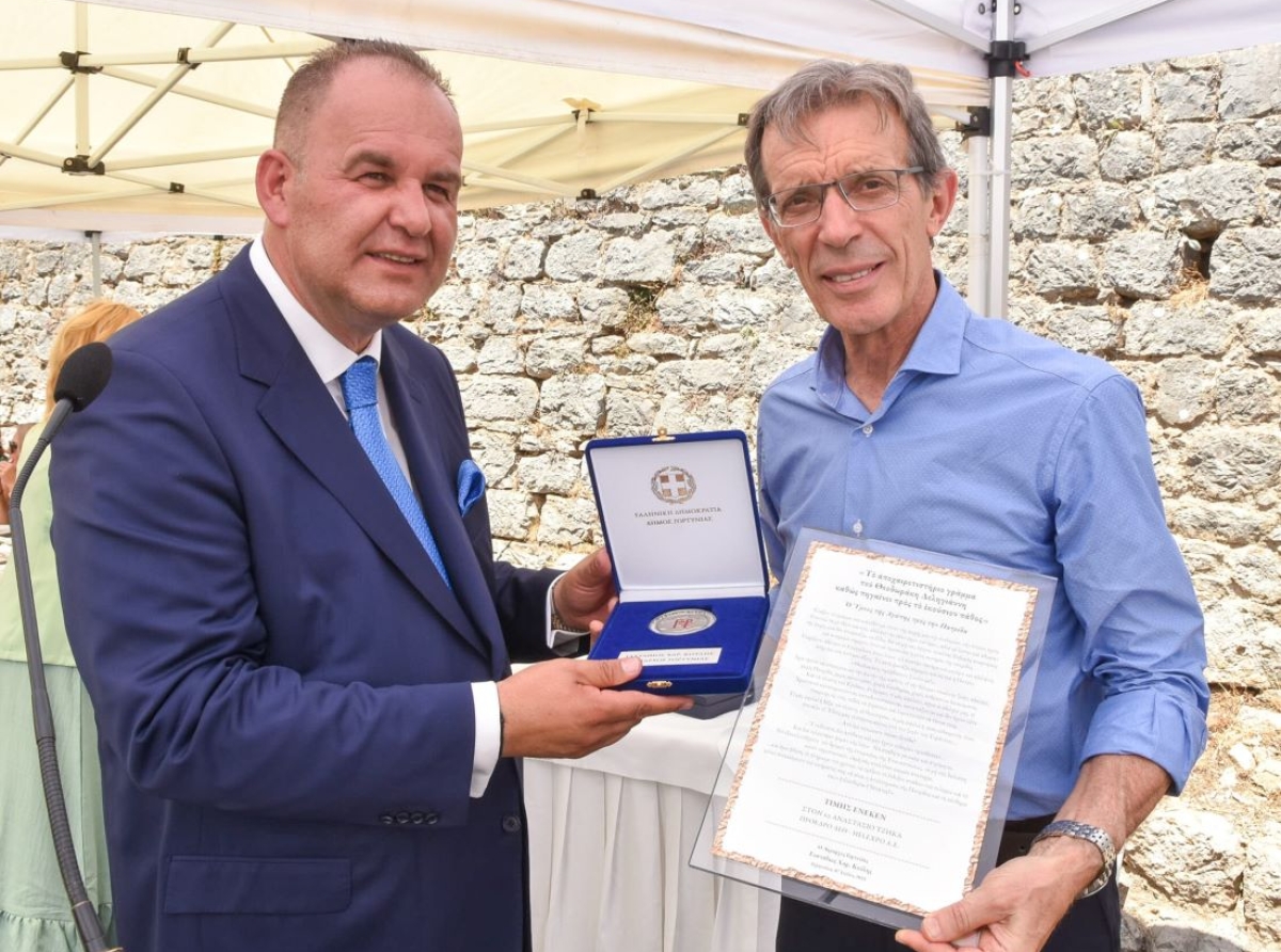 Τιμήθηκε από τον δήμο Γορτυνίας ο πρόεδρος της ΔΕΘ-HELEXPO, κ. Τάσος Τζήκας