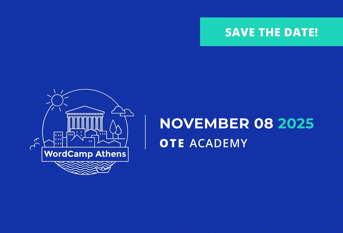 Το WordCamp Athens 2025 έρχεται 8 Νοεμβρίου στο OTE Academy