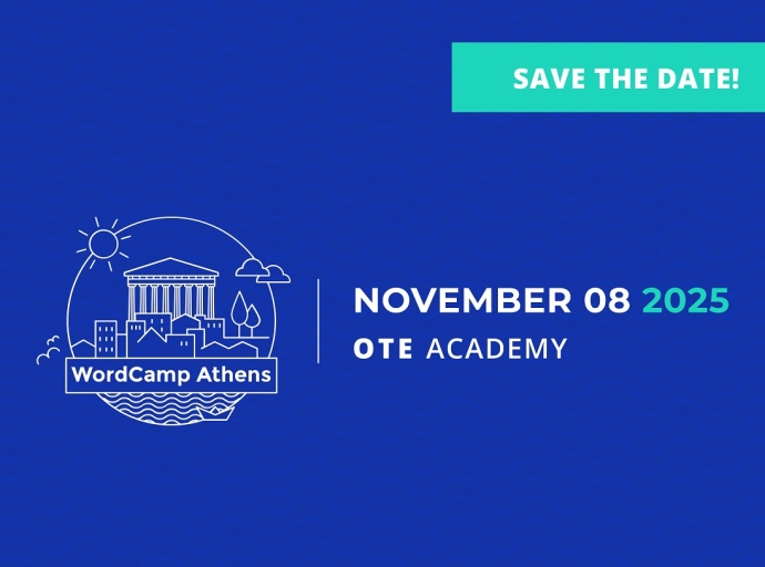 Το WordCamp Athens 2025 έρχεται 8 Νοεμβρίου στο OTE Academy