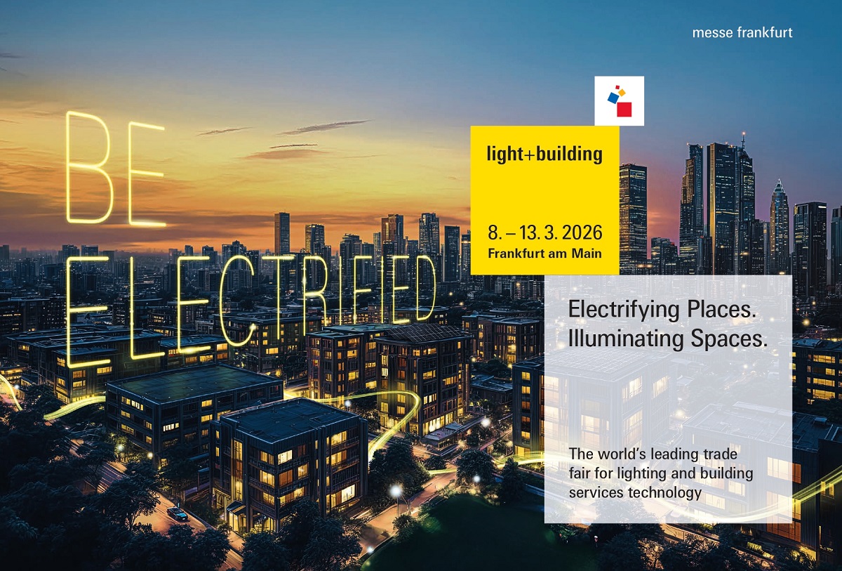 Από τις 8 έως τις 3 Μαρτίου 2026 η Light + Building, στο Εκθεσιακό Κέντρο Φρανκφούρτης